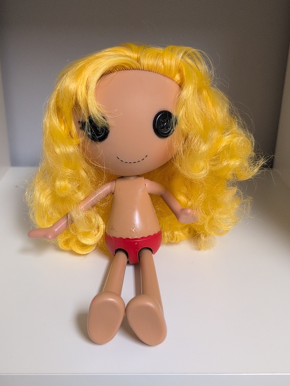Yellow Lalaloopsy Doll 2016 MGA Yellow Hair Collectible 10" Doll
